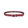 Damen Ledergürtel „Cosmo“ – Vollleder, 3 cm, silberne Schließe 3197