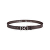 Damen Ledergürtel „Cosmo“ – Vollleder, 3 cm, silberne Schließe 3034