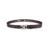 Damen Ledergürtel „Cosmo“ – Vollleder, 3 cm, silberne Schließe 3037