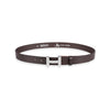 Damen Ledergürtel „Cosmo“ – Vollleder, 3 cm, silberne Schließe 3183