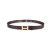 Damen Ledergürtel „Cosmo“ – Vollleder, 3 cm, goldene Schließe 3200