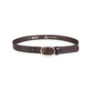 Damen Ledergürtel „Cosmo“ – Vollleder, 3 cm, goldene Schließe 3203