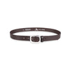 Damen Ledergürtel „Cosmo“ – Vollleder, 3 cm, altsilberne Schließe 3507