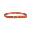 Damen Ledergürtel „Cosmo“ – Vollleder, 3 cm, silberne Schließe 3037