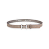 Damen Ledergürtel „Cosmo“ – Vollleder, 3 cm, silberne Schließe 3183