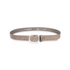 Damen Ledergürtel „Cosmo“ – Vollleder, 3 cm, altsilberne Schließe 3507