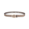 Damen Ledergürtel „Cosmo“ – Vollleder, 3 cm, mattgoldene Schließe 3557