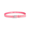 Damen Ledergürtel „Cosmo“ – Vollleder, 3 cm, silberne Schließe 3037