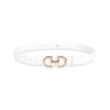 Damen Ledergürtel „Cosmo“ – Vollleder, 3 cm, goldene Schließe 3029