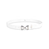Damen Ledergürtel „Cosmo“ – Vollleder, 3 cm, silberne Schließe 3034