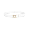 Damen Ledergürtel „Cosmo“ – Vollleder, 3 cm, goldene Schließe 3173