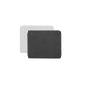 Glasuntersetzer aus Leder Black